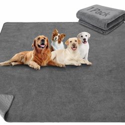 LOOBANI Non-Slip Washable Pee Pad for Dogs, 1 Pack Extra Large Reusable Dog Mat for Floor, Fast Absorbent Pet Whelping Pads, Puppy Playpen Mat for Inc