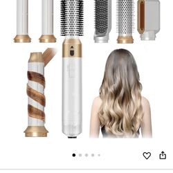 Cepillo secador de pelo 5 en 1, cepillo secador de iones negativos, cepillo de aire caliente mejorado, rizador de aire, rizador de aire, rizador de ai