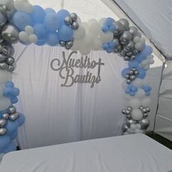 Nuestro bautizo Wood Sign 