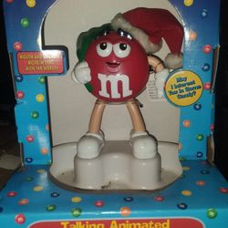 VINTAGE M & M TALKING CANDY DISH