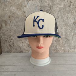 Kansas City Royals New Era 59Fifty Fitted Hat Size 7 3/8