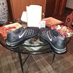 Black Nike Runner Tennis Shoe. Have Been Worned