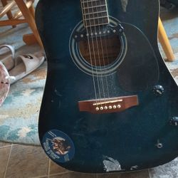Blue Excel Guitar