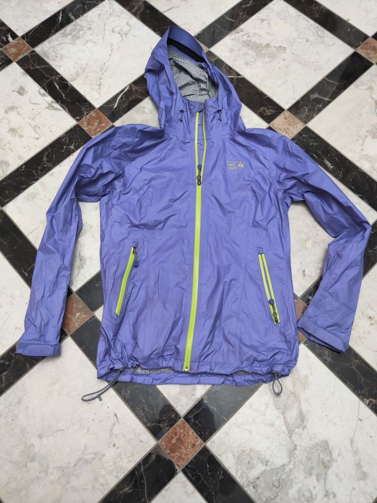 Women's Mountain Hardware Rain Jacket Small Periwinkle Purple