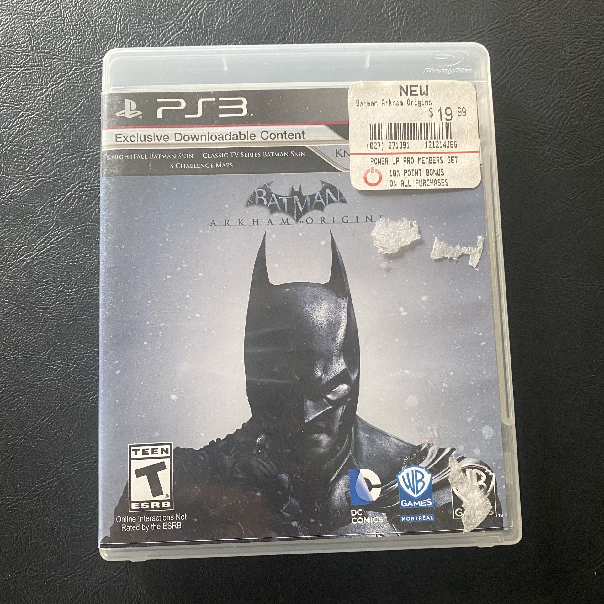 PS3 PlayStation 3 Batman Arkham Origins Video Game
