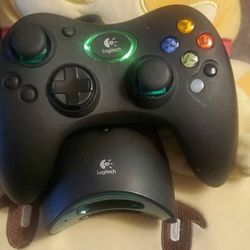 Logitech Wireless Controller for Xbox Green, Tested Dongle Included