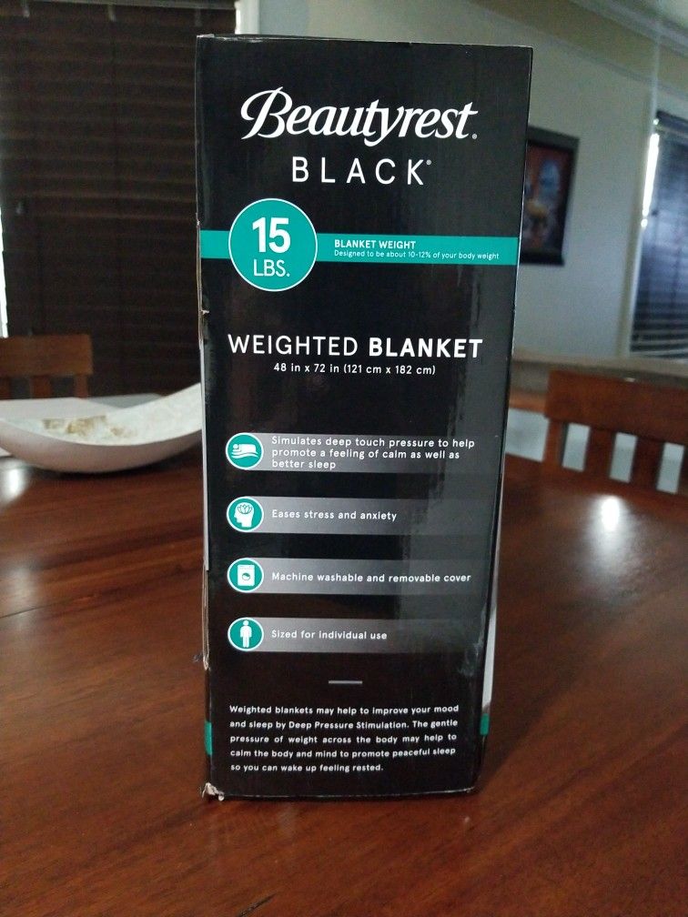 Beautyrest Black Weighted Blanket for Sale in Moon Township, PA OfferUp