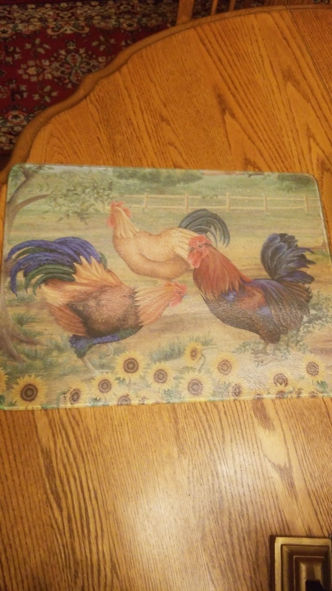 Rooster/Chicken heat resistor for table top