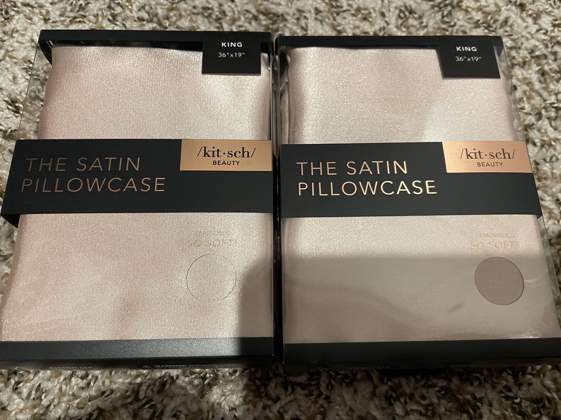 Kitsch Satin Pillowcase Set - King Size 2 
