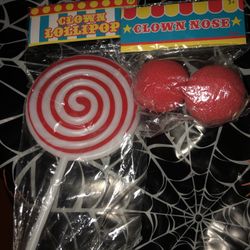 Halloween Lollipop And Clown Noses Costume 