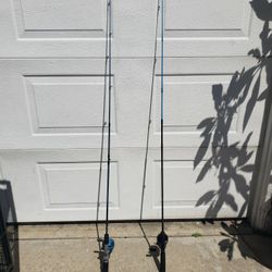 Fishing Pole With Reel  - $15 Each