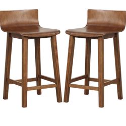 Beautiful WoodBar Stools – Beautiful Addition to Any Home! BRAND NEW / IN ORIGINAL PACKAGING 🤎