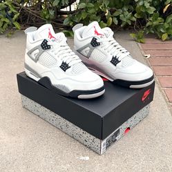 Jordan 4 White Cement Size 10
