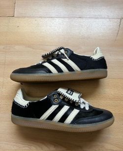 Wales Bonner Samba Pony Tonal “Core Black” mens 5.5