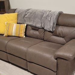 Leather Recliner Couch Line New From Costo