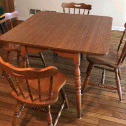 Table And 4 Chairs