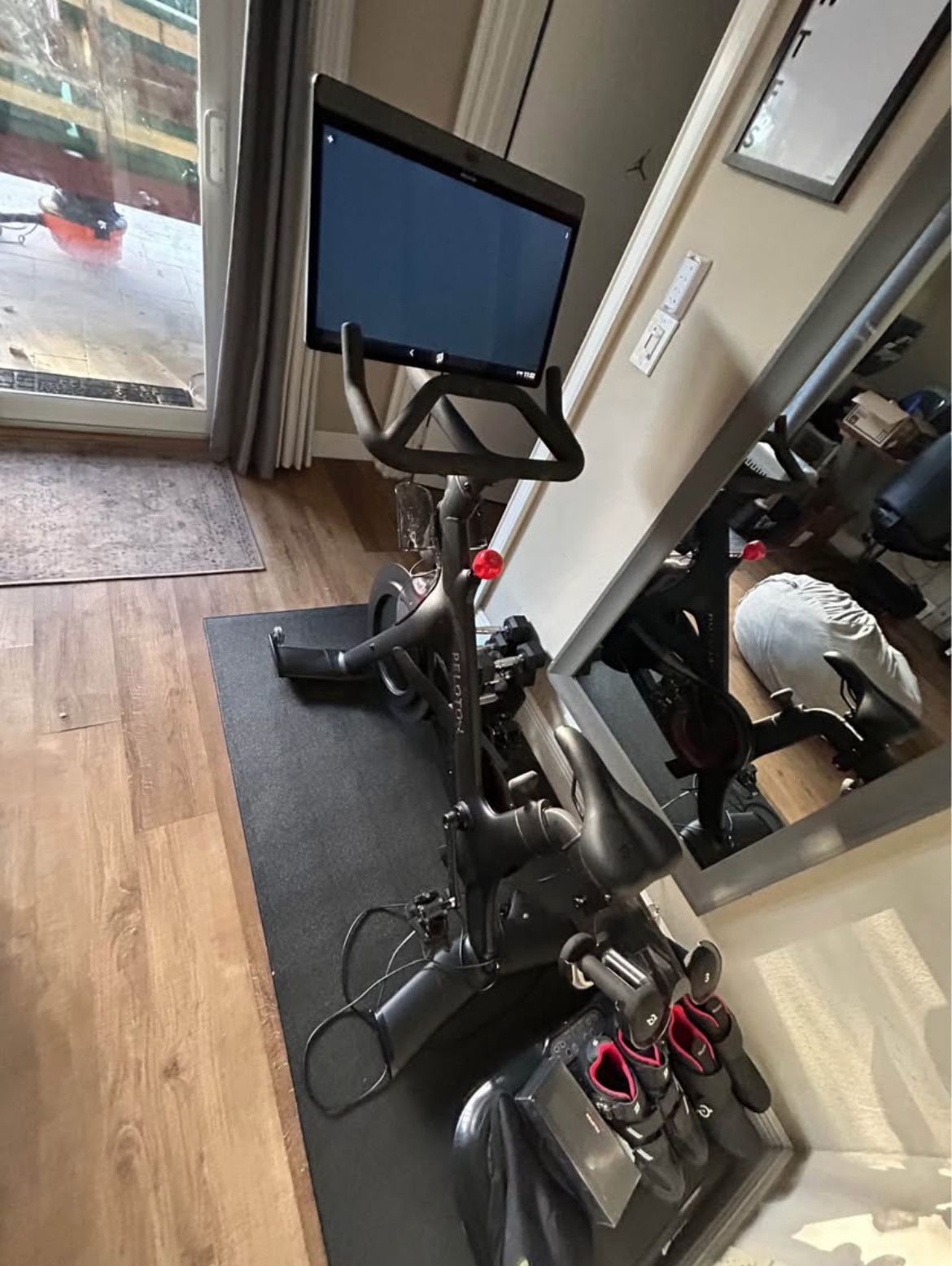 Unlocked Peloton Bike + W/ Tons If Accs.