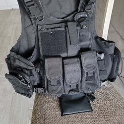 Black Tactical Vest