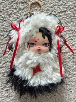 ZFAZ Iris Midnight Spade Plush Doll Keychain The Contract of Cards Bag Charm