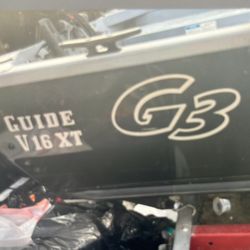 G3 Guide V16 XT Fishing Boat w/ Mercury 9.9 FourStroke – Clean & Ready