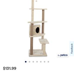 CAT SUPPLIES - TREE CONDO, SCRATCH POST, KITTY LITTER 