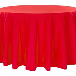 8 Of The 132 Red Tablecloth Polyester For Sale 