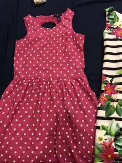 Young girls clothes dresses size large/ 10-12