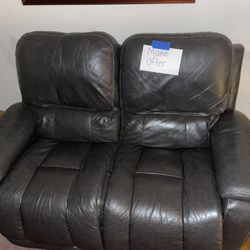 Leather Couch 2 Seat