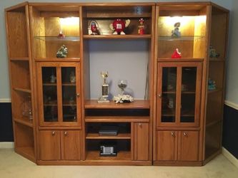 Real Wood entertainment center