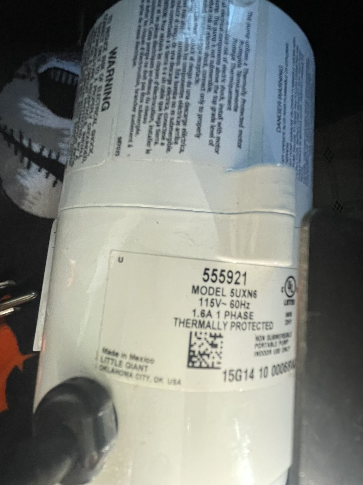 2 Little giant utility pump