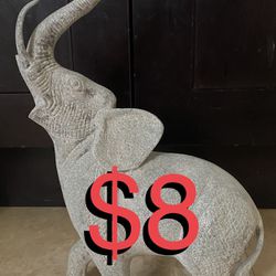 $8 Small Elephant Statue 13” Inches tall, can be painted