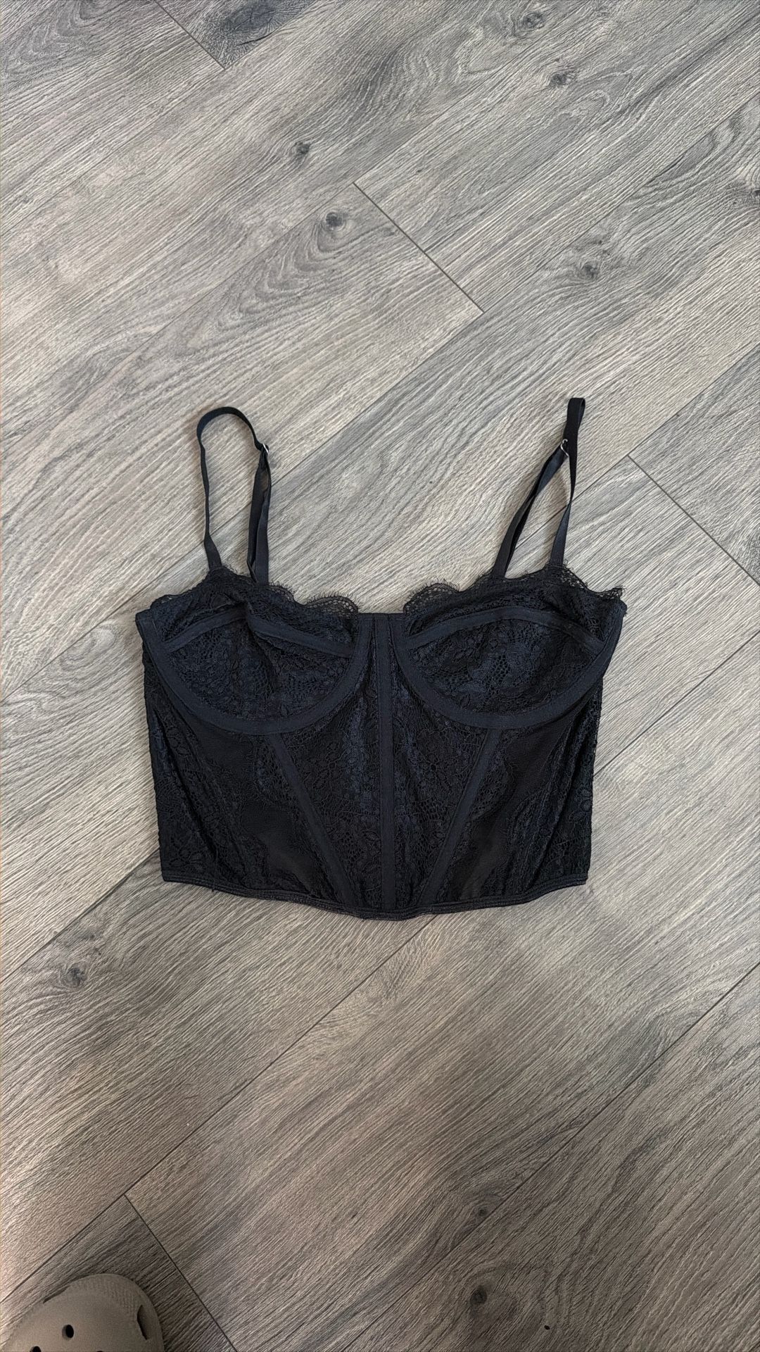 Women’s Black Corset Top