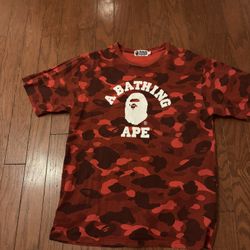 BAPE color CAMO COLLEGE TEE