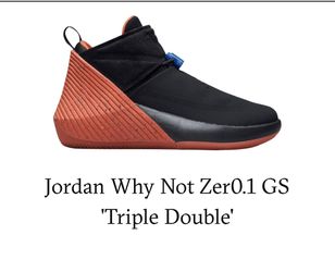 Used Air Jordan Why Note Zero 1 youth size 4