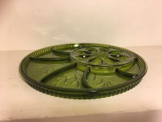 Mid century modern serving plate