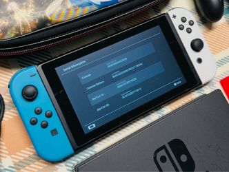 Nintendo Switch 32GB V2 Console System JoyCons Tested/Works Fast Shipping 52039