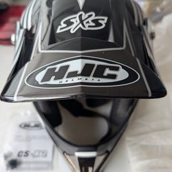 Motocross Helmet Set HJC CS-X2 XL + SPY Goggles + Balaclava + Helmet Bag