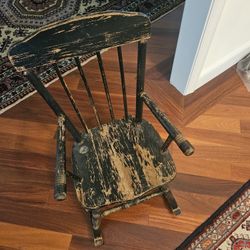 Antique Kids Rocking Chair 
