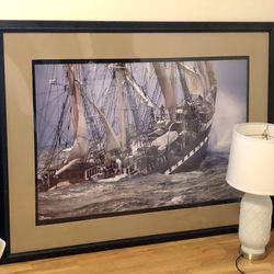 Custom Framed “Belem- The Last French Tall Ship”