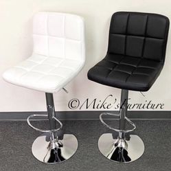 New Adjustable Bar Stools, barstools, barstool, bar stool, Sillas, Dining Chairs, chair, chairs, cadeiras (4 colors Red, Black, White, Gray)