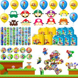 100pcs Mario Party Favors
