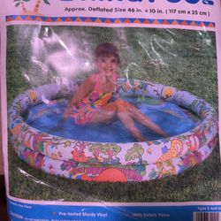 2 Ring Inflatable Kiddie Pool 117 cm x 25 cm