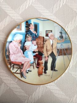 1985 M. Hagel "Family Portrait" Limited Edition numbered plate