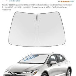 2023 Corolla Steering Wheel Cover  & Shade 