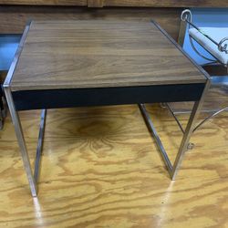Modern Chrome End Table 