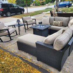 Fire Pit Patio Set