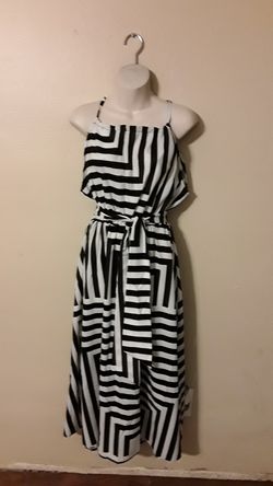 Black and white dress