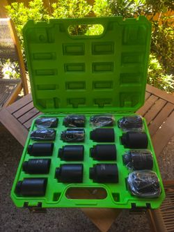 ½ inch Drive Deep Impact Socket set