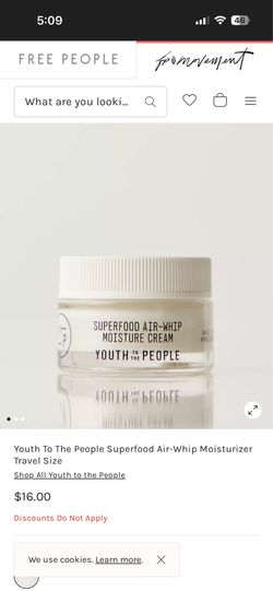Superfood Air Whip Moisture Cream Youth to the People