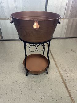 Beverage Tub, Tray and Wine Rack